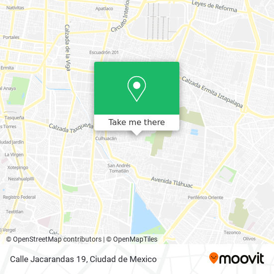 Calle Jacarandas 19 map