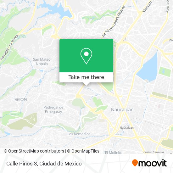 Mapa de Calle Pinos 3
