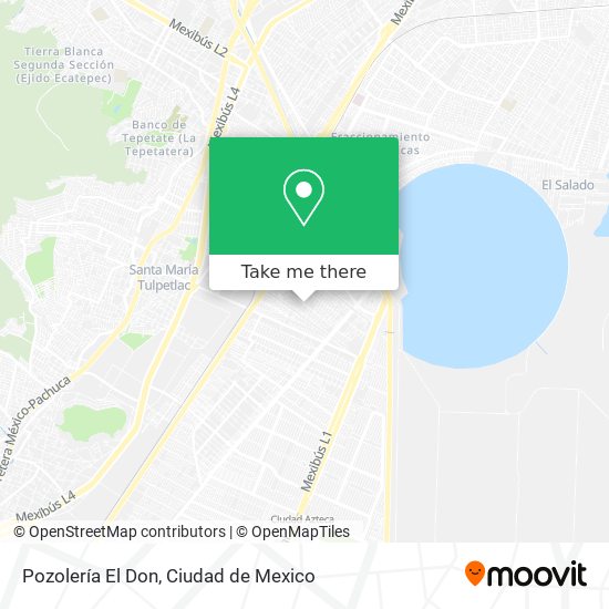 Mapa de Pozolería El Don