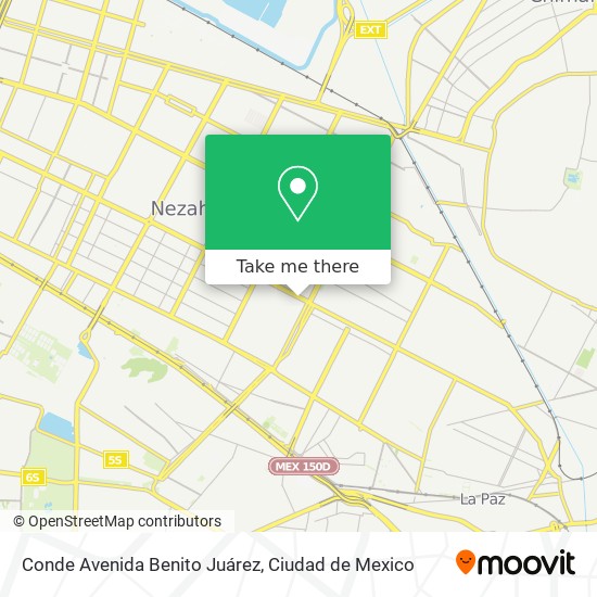 Mapa de Conde Avenida Benito Juárez