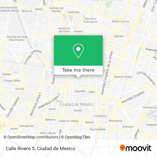 Calle Rivero 5 map