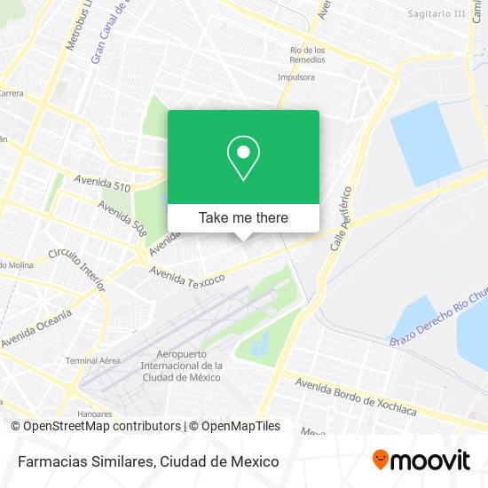 Farmacias Similares map