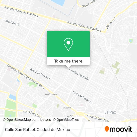 Calle San Rafael map