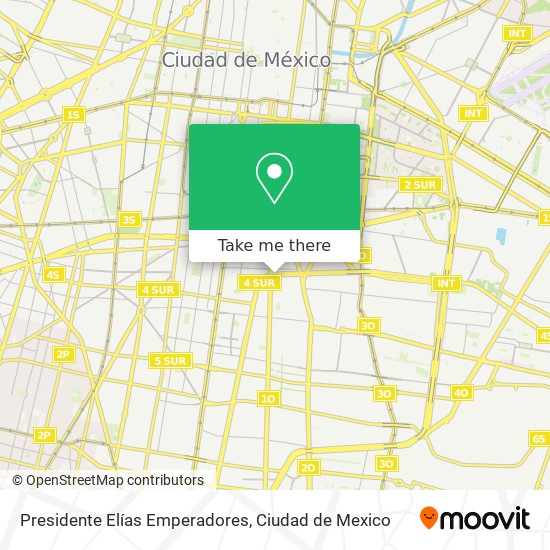 Presidente Elías Emperadores map