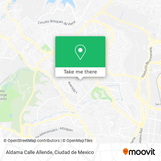 Aldama Calle Allende map