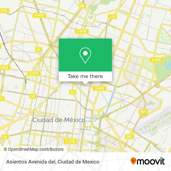 Mapa de Asientos Avenida del