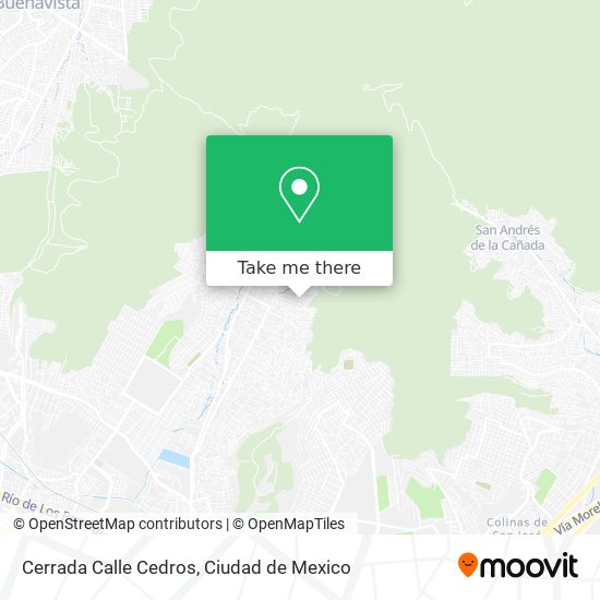Cerrada Calle Cedros map