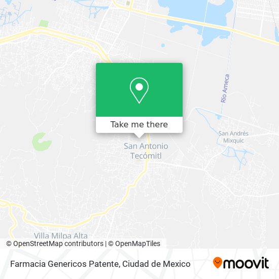 Farmacia Genericos Patente map