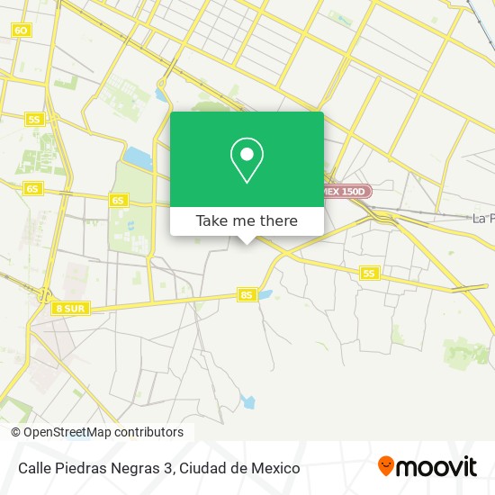 Mapa de Calle Piedras Negras 3