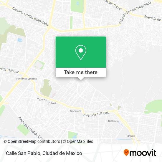 Calle San Pablo map