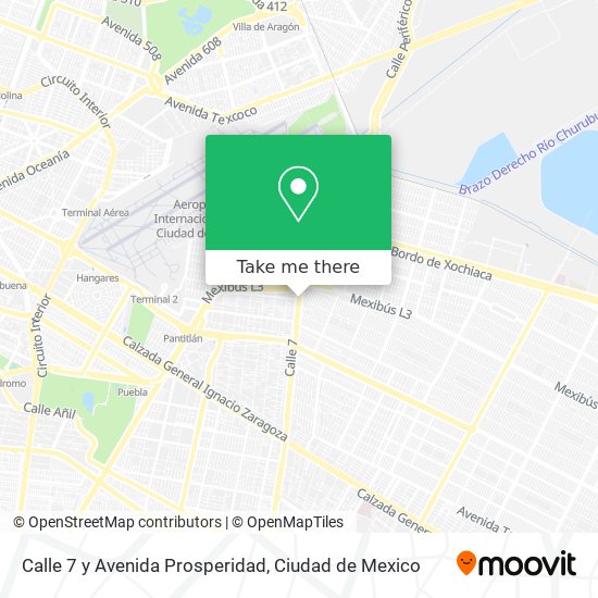 Calle 7 y Avenida Prosperidad map