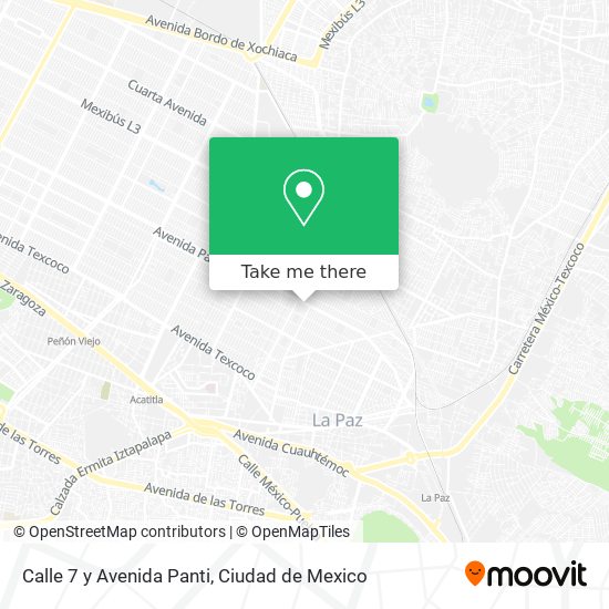 Mapa de Calle 7 y Avenida Panti