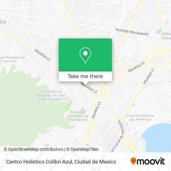 How to get to Centro Holistico Colibri Azul in Tultitlán by Bus?