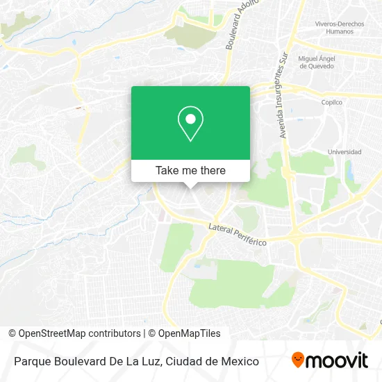 Parque Boulevard De La Luz map