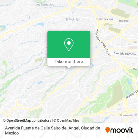 Avenida Fuente de Calle Salto del Ángel map