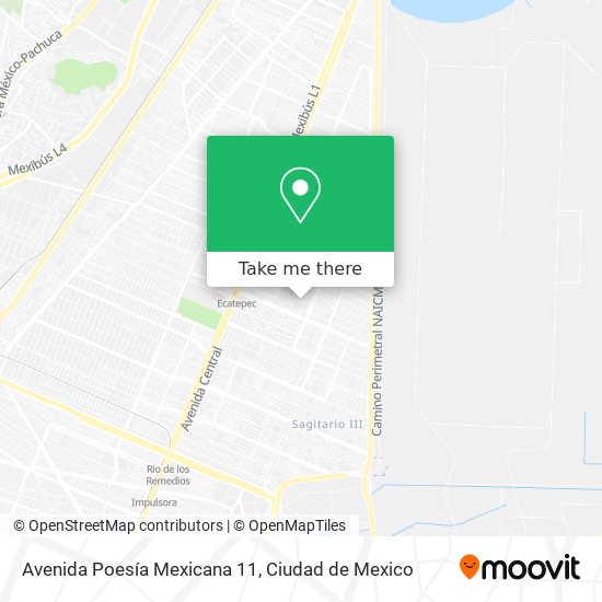Avenida Poesía Mexicana 11 map