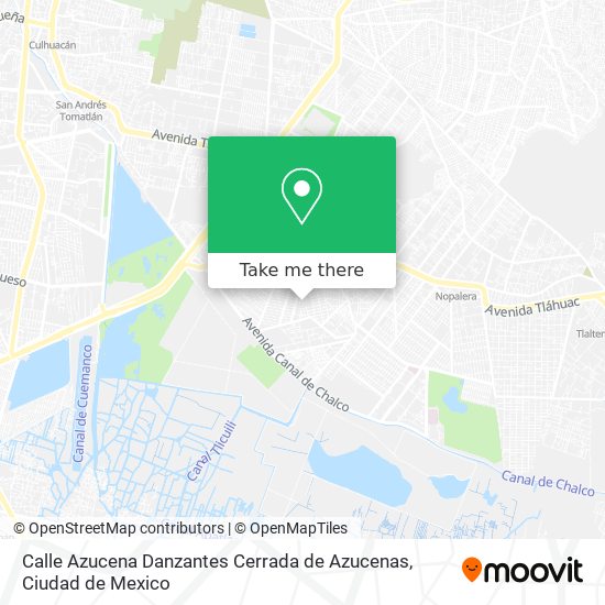 Calle Azucena Danzantes Cerrada de Azucenas map
