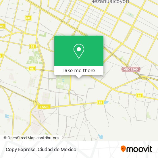 Mapa de Copy Express