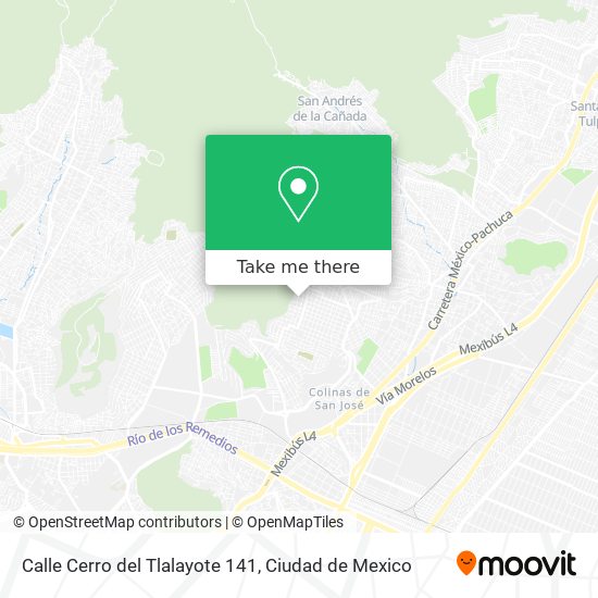Calle Cerro del Tlalayote 141 map