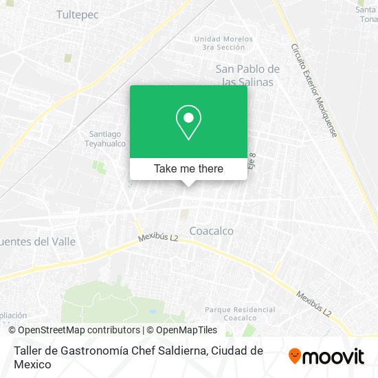 Taller de Gastronomía Chef Saldierna map