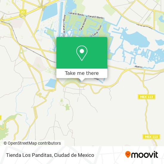 Mapa de Tienda Los Panditas