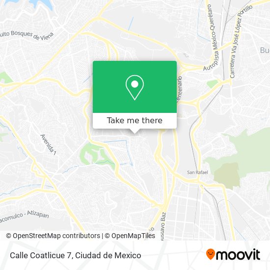 Mapa de Calle Coatlicue 7