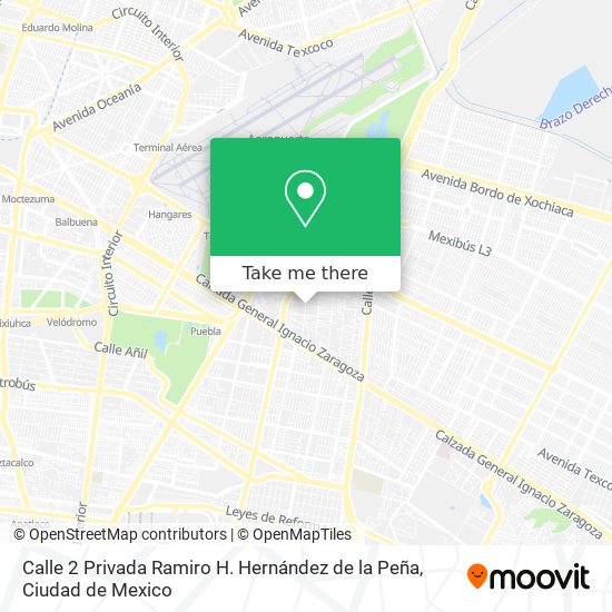 Mapa de Calle 2 Privada Ramiro H. Hernández de la Peña