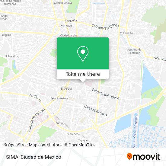 Mapa de SIMA