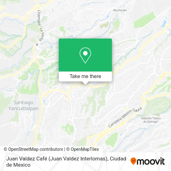 Juan Valdez Café (Juan Valdez Interlomas) map