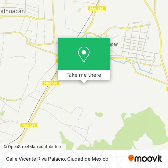 Calle Vicente Riva Palacio map