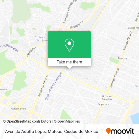 Avenida Adolfo López Mateos map