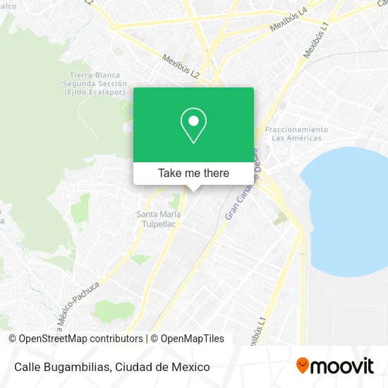 Calle Bugambilias map