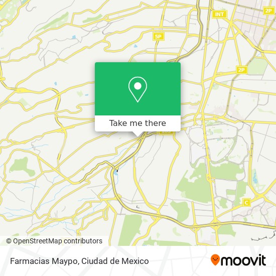 Farmacias Maypo map