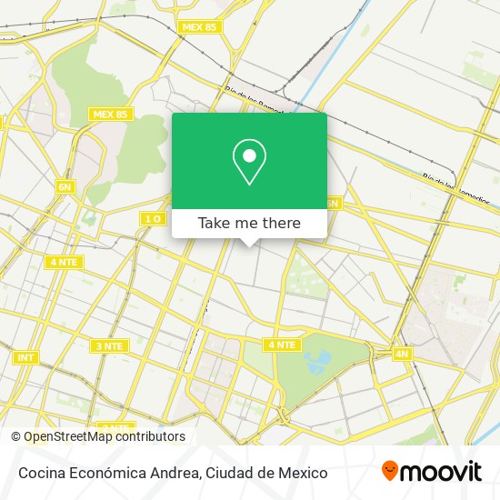 Cocina Económica Andrea map