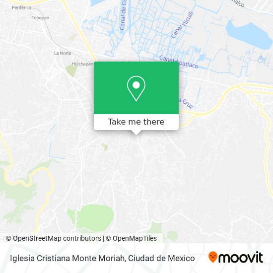 Mapa de Iglesia Cristiana Monte Moriah