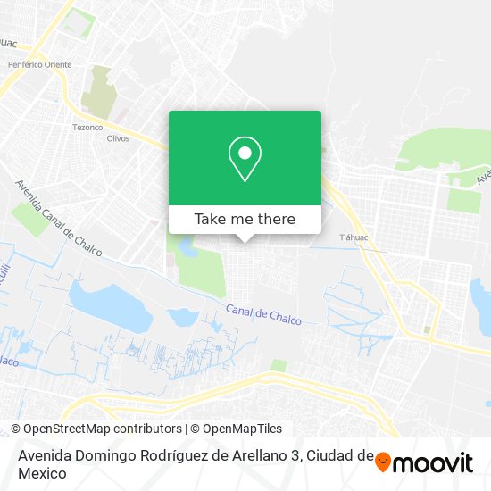 Mapa de Avenida Domingo Rodríguez de Arellano 3