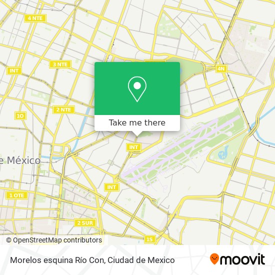 Mapa de Morelos esquina Río Con