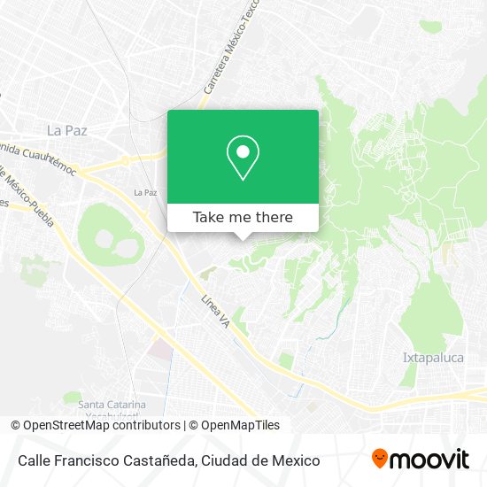 Mapa de Calle Francisco Castañeda