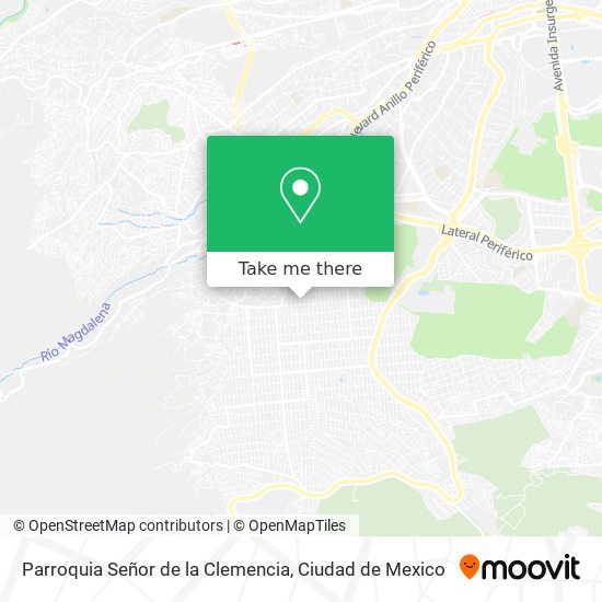 Parroquia Señor de la Clemencia map