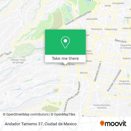 Andador Tamemo 37 map