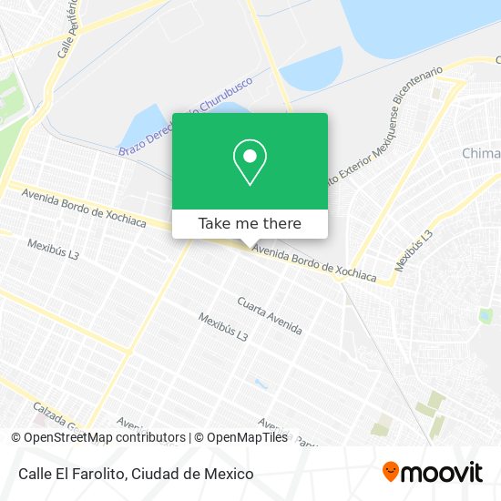 Mapa de Calle El Farolito