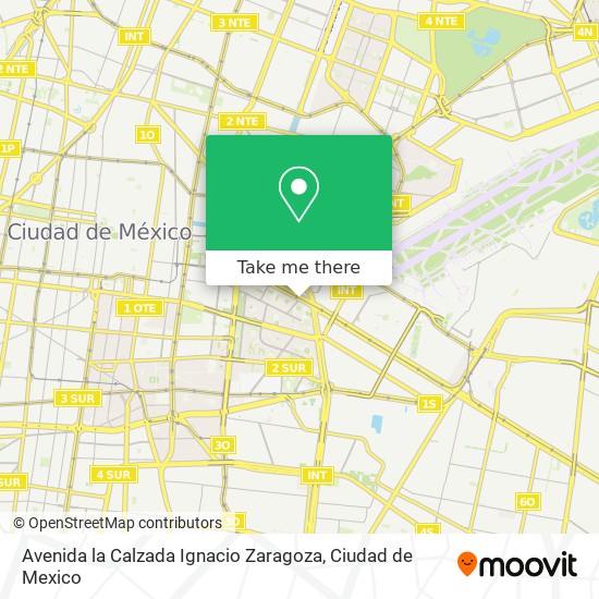 Avenida la Calzada Ignacio Zaragoza map