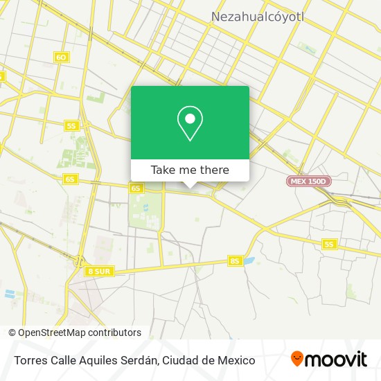 Mapa de Torres Calle Aquiles Serdán