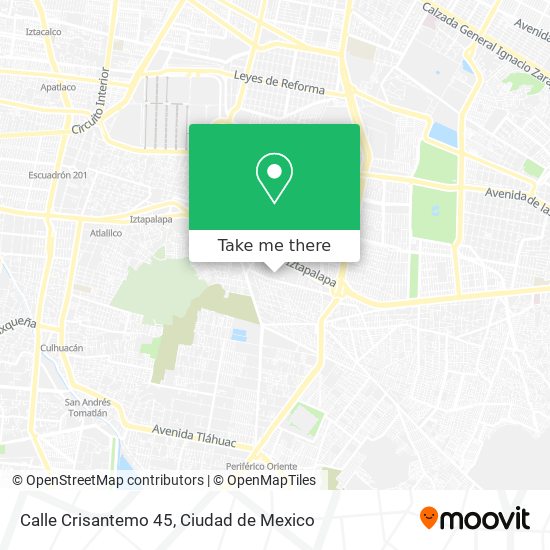 Calle Crisantemo 45 map