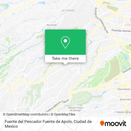 Fuente del Pescador Fuente de Apolo map