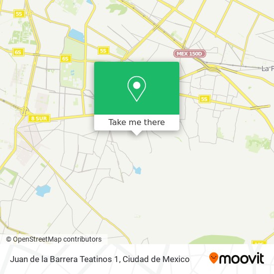 Juan de la Barrera Teatinos 1 map