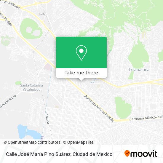 Mapa de Calle José María Pino Suárez