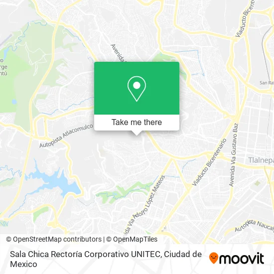 Sala Chica Rectoría Corporativo UNITEC map