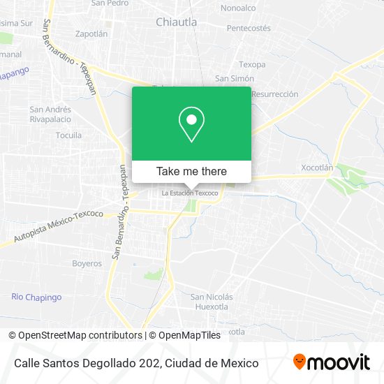 Calle Santos Degollado 202 map