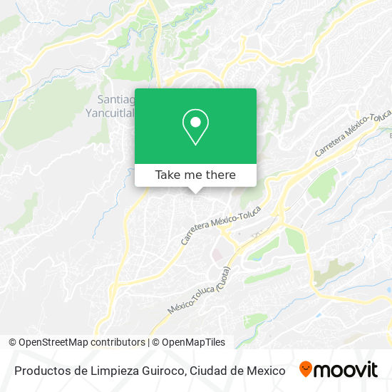 Productos de Limpieza Guiroco map